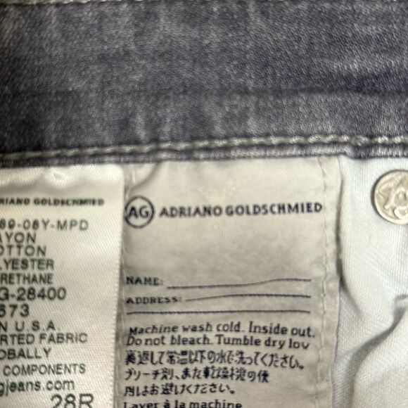 Adiano Goldschmied Gray Distressed Super Skinny Legging Ankle Jeans. - Picture 11 of 11